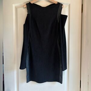 LF black long sleeve dress